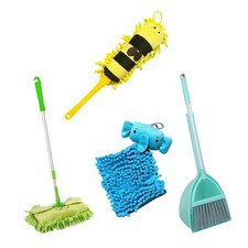 Kid's Housekeeping Cleaning Tools Set-Kids Cleaning Set 5 Piece -Pretend Play...
