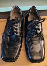 Stacy Adams TEMPLIN Boys Black Leather Slip On Casual Dress Loafer Shoes 3.5 M
