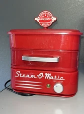 Steam-O-Matic American Classic Red Hot Dog & Bun Steamer Electric - NO Box !!