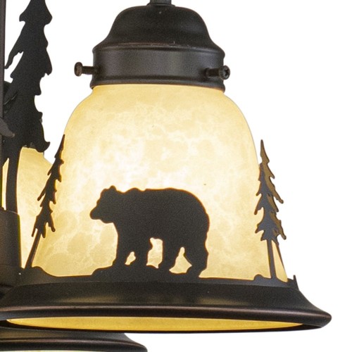 Bozeman 3-Light Convertible Light Kit in Rustic Style 10.5 Inches Tall and 15.5 - Picture 9 of 9