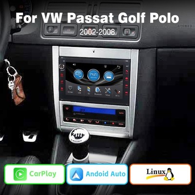 Autoradio CarPlay Android Auto DAB SWC BT FM/AM RDS AHD Jetta Golf Passat Polo