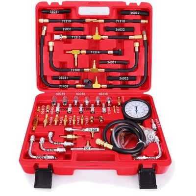 #ad #ad Pro Fuel Injection Pressure Tester Kit 0 140 PSI $98.99