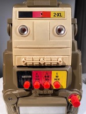 Vintage 2-XL Mego Corp 1978 Talking Robot Toy 8 Track Player Untested No Cord