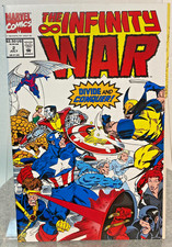 The Infinity War #2 Gatefold Wrap Around Cover Mark Bagley July 1992)