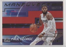 2020-21 Panini Recon Maneuvers Red 90/199 Paul George #18 7y2