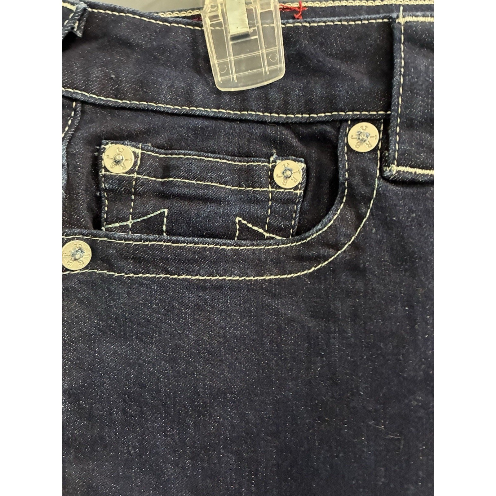 TRUE RELIGION True Booty Perfector Straight Womens Jeans Size 32 thumbnail 2