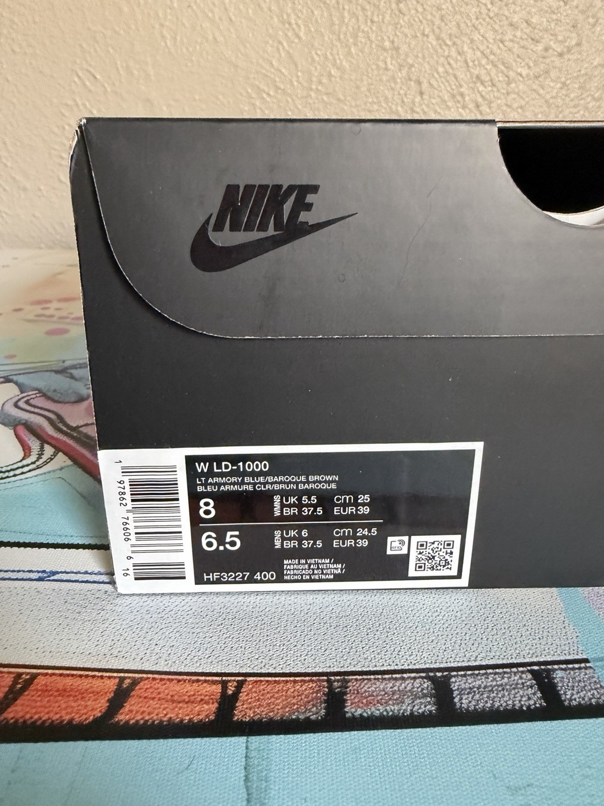 Nike SZ 8 Women's LD-1000 Suede HF3227-400 blue New thumbnail 6