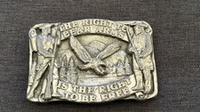 Vintage 1982 The Right to Bear Arms 2nd Amendment Belt Buckle