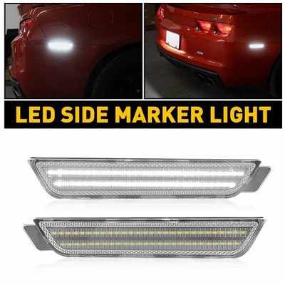 Rear White LED Side Marker Strip Signal Light For Camaro Chevrolet 2010-2015 EKK