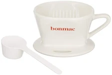 bonmac Coffee dripper white 1-2 cup CD-1W #813003 W120xD100xH65mm Pottery NEW