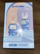 Ultrasonic Kid's U-Shaped Electric Toothbrush, IPX7 Waterproof, Five Cleaning...