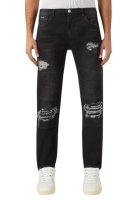THE GIVE MOVEMENT Fifty Made Herren Jeans W32 Ripped Skinny Limited Edition *
