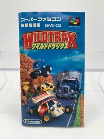 WILD TRAX Stunt Race FX Super Famicom With Box & Manual US Seller SFC1066