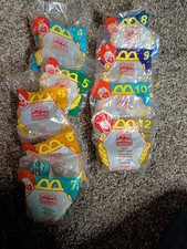 9 1998 Animal Kingdom Mcdonalds Happy Meal Toys 4,5, 2 6,7,8,9,10,12 Sealed