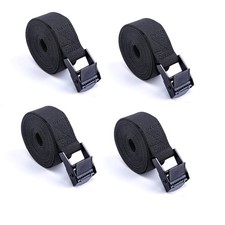 4 Pack 1"x16.5FT Heavy Duty Lashing Nylon Strap Cam Buckle Tie Down Straps
