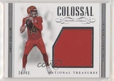 2017 Panini National Treasures Colossal Pro Bowl Materials 38/49 Andy Dalton 2r8