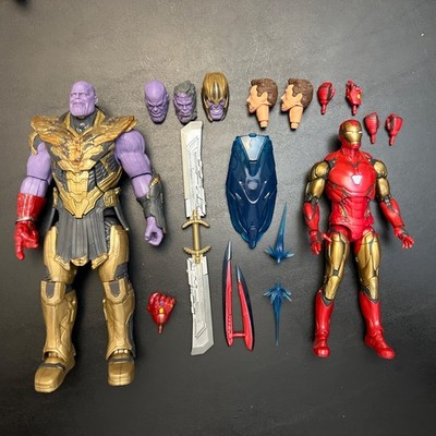 Hasbro Marvel Legends 6” Iron Man & Thanos Endgame Infinity Saga
