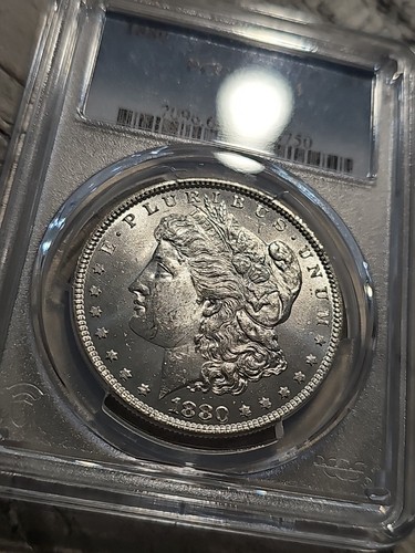 1880 Morgan Silber Dollar PCGS MS-64 schöne Münze #50 - Bild 3 von 8