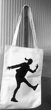 Vintage 1990s Moschino Cheap  Chic Tote Black  White Retro Logo Fragrance Bag