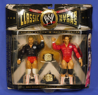 WWE CLASSIC SUPERSTARS ARN ANDERSON & TULLY BLANCHARD 2007 SEALED ROUGH PACKAGE