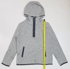 Lululemon Fleece And Thank You Hoodie Women  s Size 10 Gray Pockets