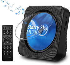 CD Player Portable Bluetooth 5.1 Desktop CD Player with Hifi Sound Speakers,Remo