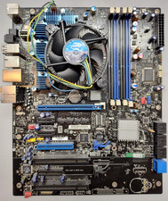 Intel DP55KG ATX Motherboard, Intel i7-860 2.93GHz CPU + fan