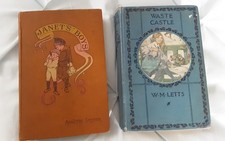 2 VINTAGE Books/Janet's Boys by Annette Lyster & Waste Castle by W. M. Letts