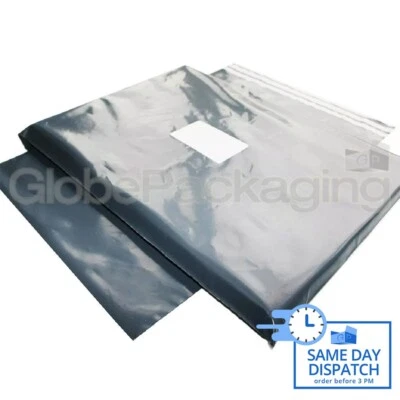 GLOBE 100 x GREY 13x19" Postal Mailing Bags Sacks 13" x 19" *OFFER*