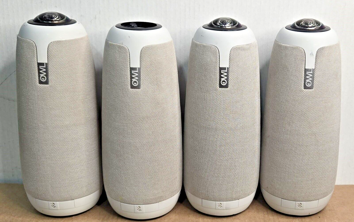 LOT OF 4 Meeting Owl Pro MTW200 Video Conference Camera