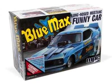 MPC Blue Max Long-Nosed Mustang Funny Car, 1/25 Scale Plastic Model Kit