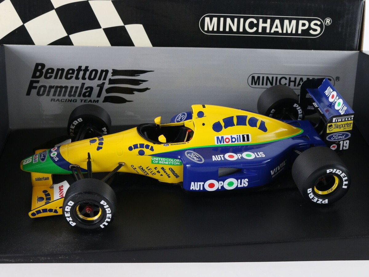 MINICHAMPS ベネトン F1 ミニカー 1:18 Benetton Ford B191 #19 Minichamps 1:18 Formula 1 F1 Model