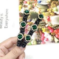 Braided Hair Clip Hairpins Girls Rhinestone Headwear Barrette For Women Hair.
