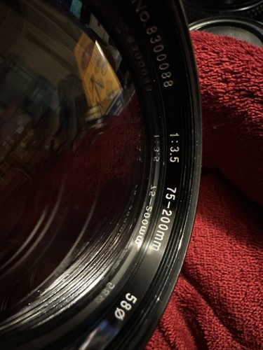 Vintage Five Star MC Auto Macro Zoom Lens 1:3.5-4.8 35-75mm For Minolta 55mm - Picture 3 of 5