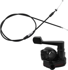 7/8'' 22mm Thumb Throttle Kit with Throttle Cable,Aluminum Motorcycle/Mini Bike 