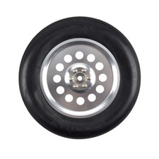 1PC 5 inch 6inch Rubber Aluminum Wheel Hubs for RC Airplane Models