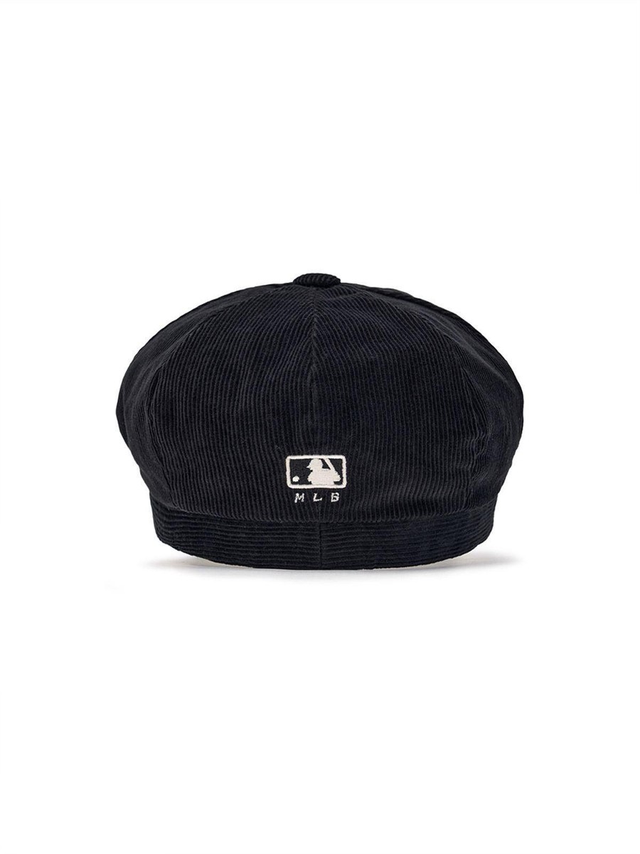 ★MLB Korea★ Basic Corduroy Newsboy Cap NY Black 3ACBC0146- Genuine MLB Basic Corduroy Newsboy Cap NY (Black) | eBay
