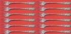 Imperial Chrysanthemum by Gorham Sterling Silver Cocktail Fork Set 12 pcs 5 1/2"