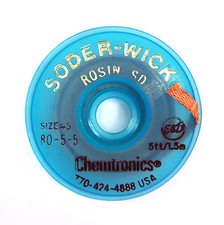 10 Roll 80-5-5 W 3.7mm Chemtronics Desoldering Wick Soder-Wick Chemtronics USA