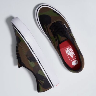 ★VANS x BAPE//1ST CANO AUTHENTIC/カモフラ Buy Vans BAPE x Authentic 44 DX 'First Camo' - VN0A38EN7BC