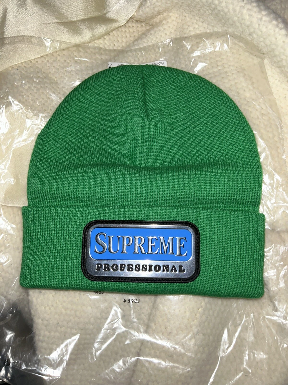 Bonnet professionnel Supreme   Vert FW24BN79 Neuf