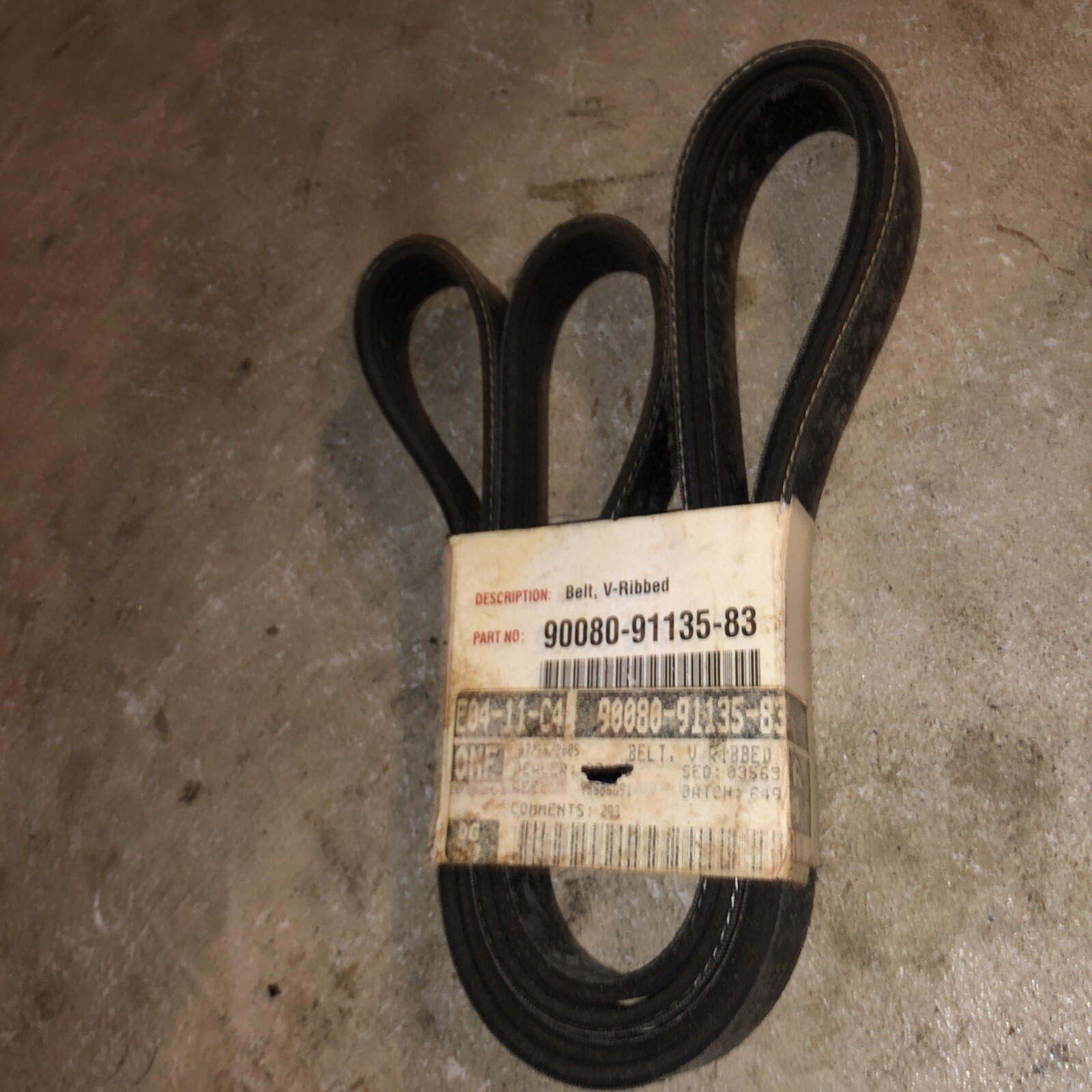 TOYOTA 900809113583 Genuine OEM Serpentine Belt for sale online | eBay