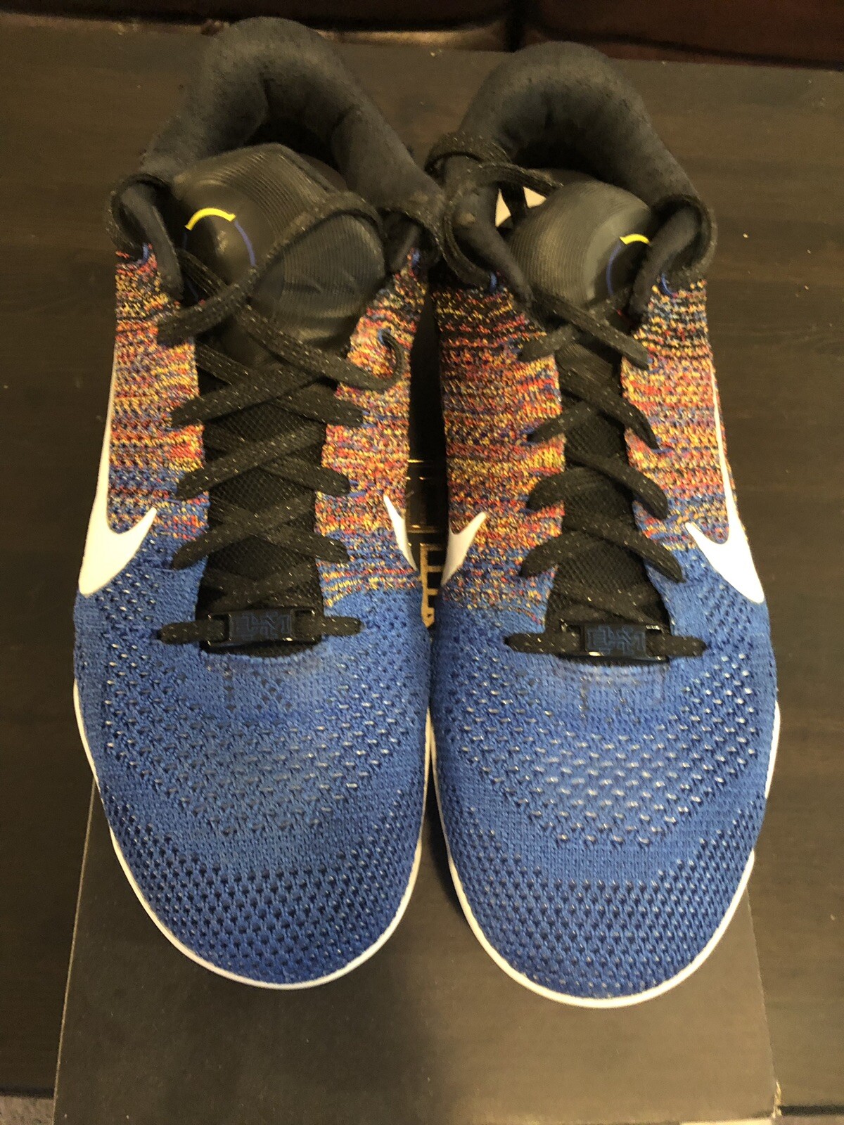 Nike Kobe XI Elite Low BHM 822522-914 White Royal Flyknit shoes Size 9.5 USED Nike Kobe XI Elite Low BHM 822522-914 822522-914 822522-914 White Royal Flyknit shoes Size 9.5 USED 24883b