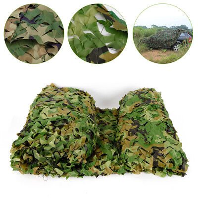 Woodland Desert Leaves Camouflage Camo Net Netting Camping Military Hunting 2×3m 