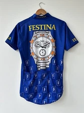 Vintage Festina Watches Pro Italy cycling team shirt jersey men's Size L