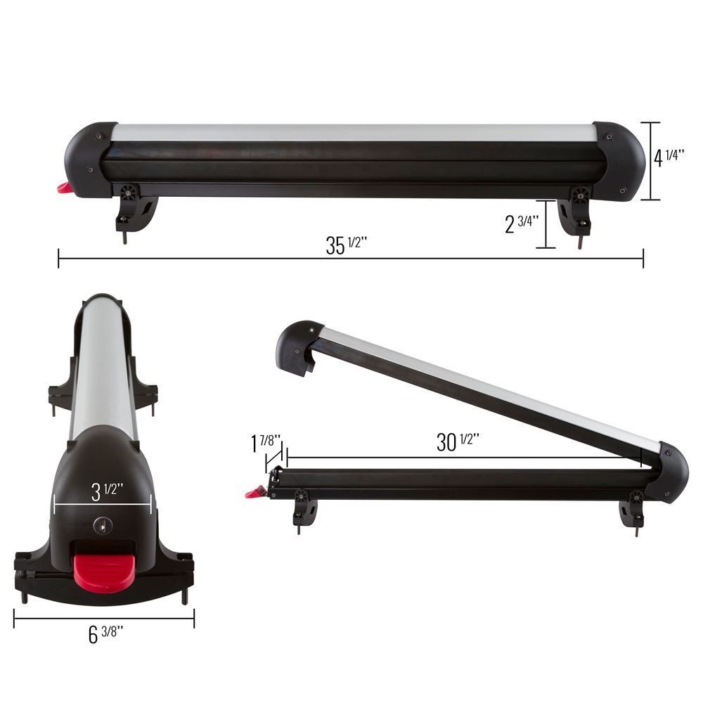 Elevate Outdoor SKI-6 Large Ski and Snowboard Roof Rack