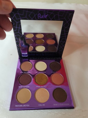 Paleta de sombras de ojos 9 para cóctel - Purple Flame de Rude Cosmetics ENVÍO GRATUITO - Imagen 3 de 3