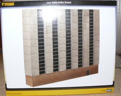 HS Graham Farish Scenecraft  42-298 Low Relief Boiler House Kraftwerk Kesselhaus