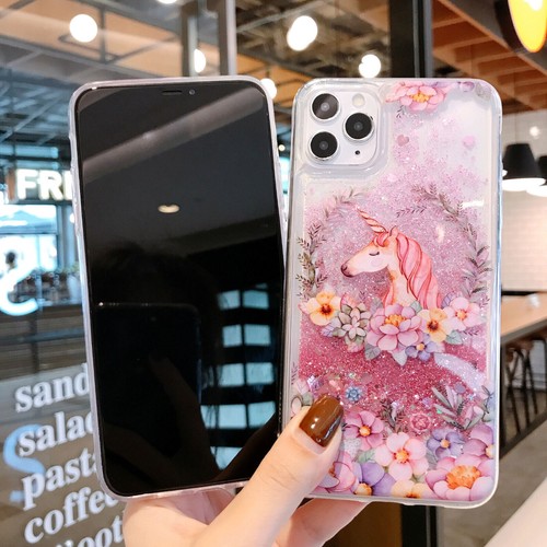 Glitter Liquid Unicorn Phone Case For iPhone 15 14 13 12 11 Pro Max XR X 6 7 8 - Picture 6 of 13