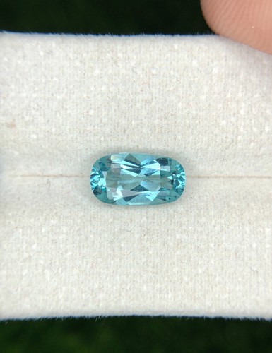 Paraiba Color Apatite 3.3 Ct Natural Faceted Oval Cut Loose Gemstone Brazil
